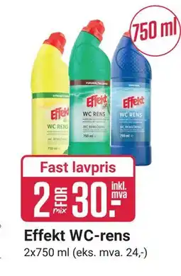 Europris Effekt WC-rens tilbud