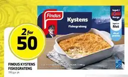 Bunnpris FINDUS KYSTENS FISKEGRATENG tilbud