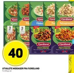 Bunnpris UTVALGTE MIDDAGER FRA FJORDLAND tilbud