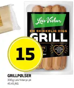 Bunnpris GRILLPØLSER tilbud