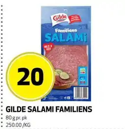 Bunnpris GILDE SALAMI FAMILIENS tilbud