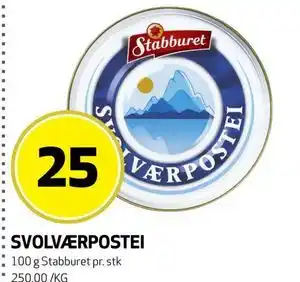 Bunnpris SVOLVÆRPOSTEI tilbud