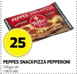 Bunnpris PEPPES SNACKPIZZA PEPPERONI tilbud
