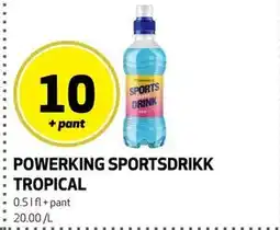 Bunnpris POWERKING SPORTSDRIKK TROPICAL tilbud
