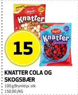Bunnpris KNATTER COLA OG SKOGSBÆR tilbud