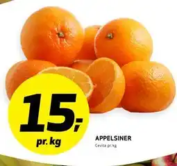 Bunnpris APPELSINER tilbud