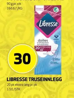 Bunnpris LIBRESSE TRUSEINNLEGG tilbud