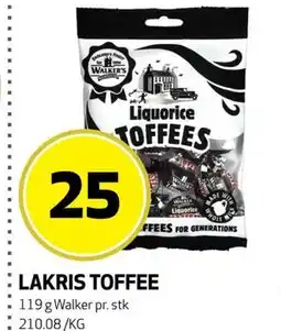 Bunnpris LAKRIS TOFFEE tilbud