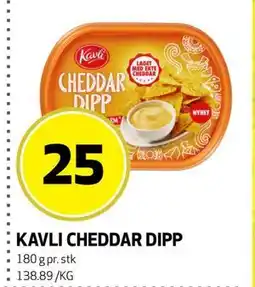 Bunnpris KAVLI CHEDDAR DIPP tilbud