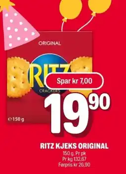 Coop Extra Ritz Kjeks original tilbud