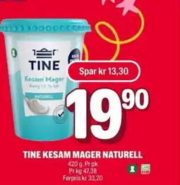 Coop Extra Tine Kesam mager naturell tilbud