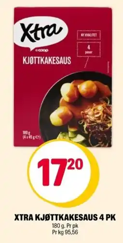 Coop Extra Xtra Kjøttkakesaus 4 pk tilbud