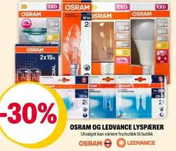 Coop Extra Osram Og ledvance lyspærer tilbud