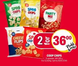Coop Extra Coop chips tilbud