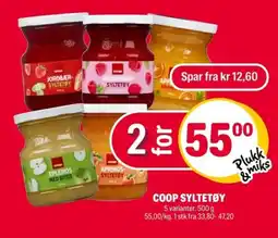 Coop Extra Coop syltetøy tilbud