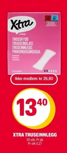 Coop Extra Xtra truseinnlegg tilbud