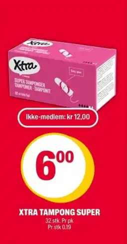 Coop Extra Xtra Tampong super tilbud