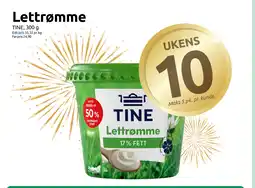 Nærbutikken TINE Lettrømme tilbud