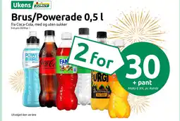 Nærbutikken Brus/Powerade tilbud