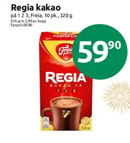 Nærbutikken Freia Regia kakao tilbud