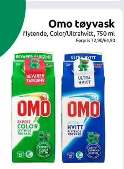 Nærbutikken Omo tøyvask tilbud