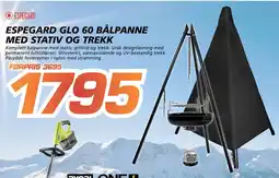 Coop Byggmix Espegard Glo 60 bålpanne med stativ og trekk tilbud