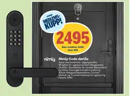 Coop Byggmix Nimly Code dørlås tilbud