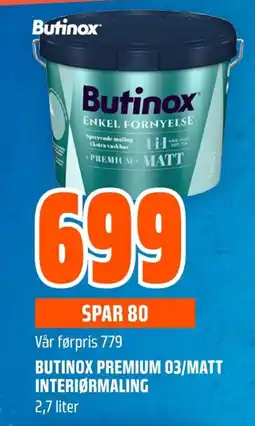 Coop Obs Butinox Premium 03/matt interiørmaling tilbud