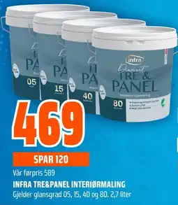 Coop Obs Infra Tre&panel interiørmaling tilbud