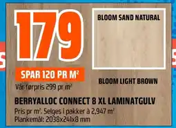 Coop Obs Berryalloc connect 8 XL laminatgulv tilbud