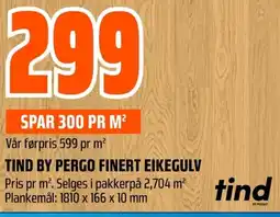 Coop Obs Tind by Pergo finert eikegulv tilbud