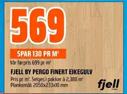 Coop Obs Fjell by Pergo finert eikegulv tilbud