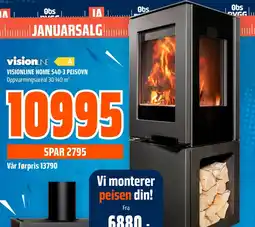 Coop Obs Visionline home S40-3 peisovn tilbud