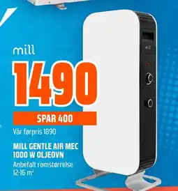 Coop Obs Mill Gentle Air Mec 1000 W oljeovn tilbud