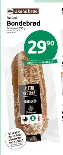 Joker Bondebrød tilbud