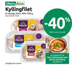 Joker Kyllingfilet tilbud