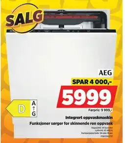 POWER Integrert oppvaskmaskin tilbud