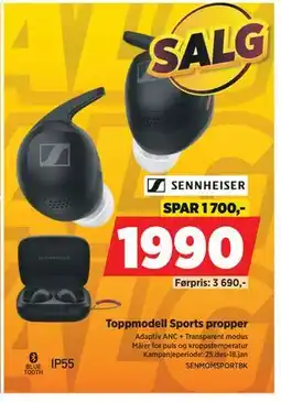 POWER Toppmodell Sports propper tilbud