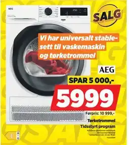 POWER Tørketrommel tilbud