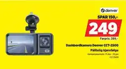 POWER Dashbordkamera Denver CCT-2500 tilbud