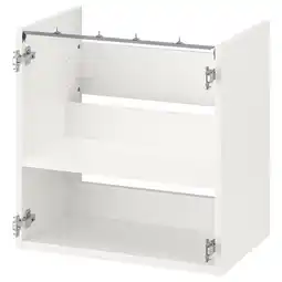 IKEA Enhet Benkeskap med hylle, til servant, hvit, 60x40x60 cm tilbud