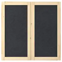 IKEA Ivar Dør, mørk grå/filt, 42x83 cm tilbud