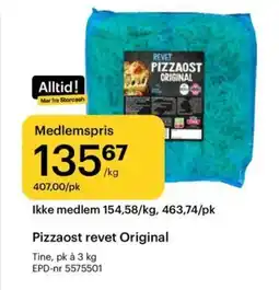 Storcash Pizzaost revet Original tilbud