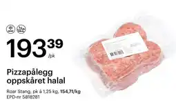 Storcash Pizzapålegg oppskåret halal tilbud
