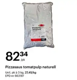Storcash Pizzasaus tomatpulp naturell tilbud