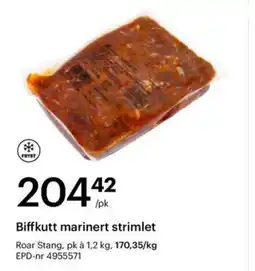 Storcash Biffkutt marinert strimlet tilbud