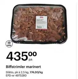 Storcash Biffstrimler marinert tilbud