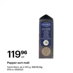 Storcash Santa Maria Pepper sort malt tilbud