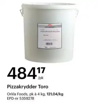 Storcash Pizzakrydder Toro tilbud