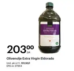 Storcash Olivenolje Extra Virgin Eldorado tilbud